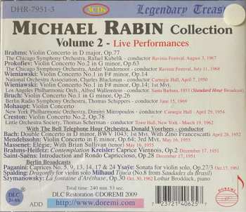 3CD/Doos Michael Rabin: Collection Vol.2 . Violin Concertos (Live Performances)