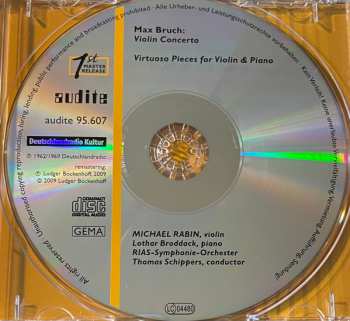 CD Max Bruch: Violin Concerto / Virtuoso Pieces For Violin And Piano 