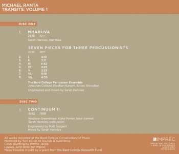 2CD Michael Ranta: Transits: Volume 1