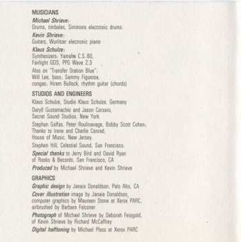 CD Klaus Schulze: Transfer Station Blue