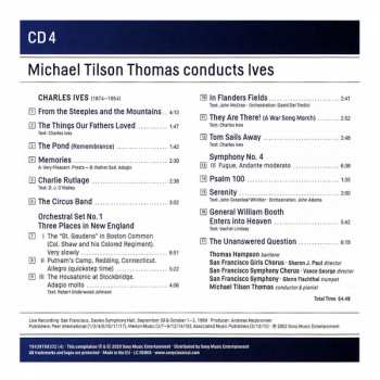 4CD/Doos The Chicago Symphony Orchestra: Michael Tilson Thomas Conducts Ives