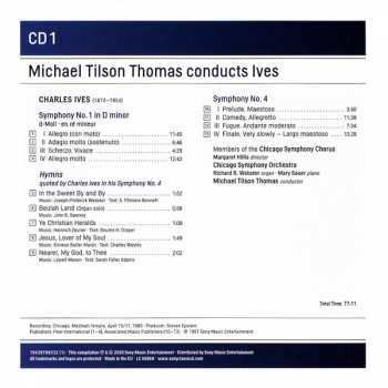 4CD/Doos The Chicago Symphony Orchestra: Michael Tilson Thomas Conducts Ives