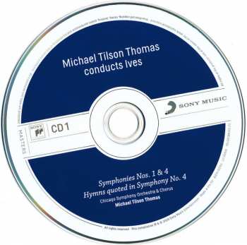 4CD/Doos The Chicago Symphony Orchestra: Michael Tilson Thomas Conducts Ives