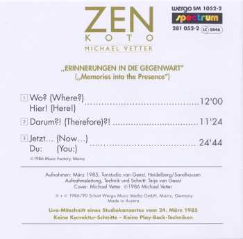 CD Michael Vetter: Zen - Koto