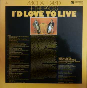 LP Michal David: I'd Love To Live