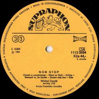 LP Michal David: Non Stop