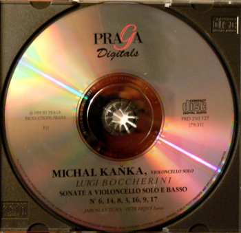 CD Luigi Boccherini: Sonate A Violoncello Solo E Basso