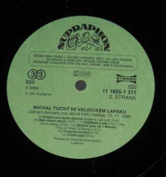 LP Michal Tučný: Michal Tučný Ve Valdickém Lapáku Live 10.11. '90