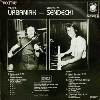 LP Michał Urbaniak: Recital