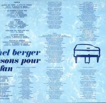 LP Michel Berger: Chansons Pour Une Fan