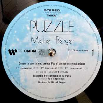LP/CD Michel Berger: Puzzle NUM