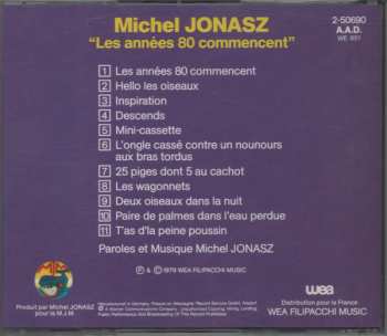 CD Michel Jonasz: Les Années 80 Commencent