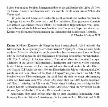 CD Emma Kirkby: Cantates À Voix Seule