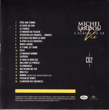 5CD/Doos Michel Sardou: L'album De Sa Vie