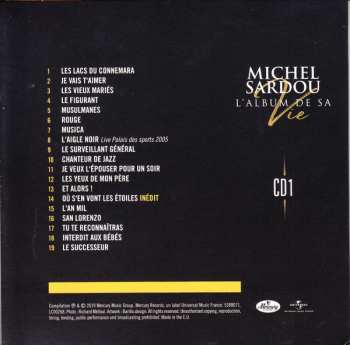 5CD/Doos Michel Sardou: L'album De Sa Vie
