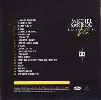 5CD/Doos Michel Sardou: L'album De Sa Vie