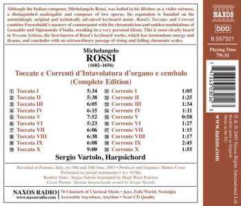 CD Sergio Vartolo: Toccata And Correnti
