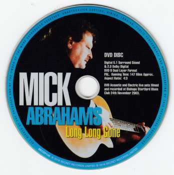 CD/DVD Mick Abrahams: Long Long Gone