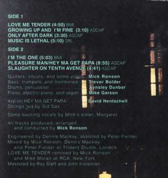 LP Mick Ronson: Slaughter On 10th Avenue