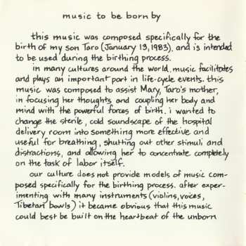 CD Mickey Hart: Music To Be Born By