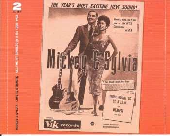 2CD Mickey & Sylvia: Love Is Strange - All The Hit Singles As & Bs 1950-1962