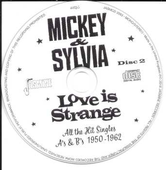 2CD Mickey & Sylvia: Love Is Strange - All The Hit Singles As & Bs 1950-1962