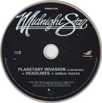 2CD Midnight Star: No Parking On The Dancefloor / Planetary Invasion / Headlines