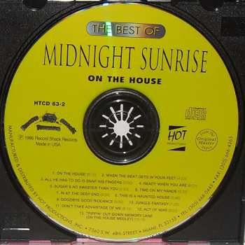 CD Midnight Sunrise: The Best Of Midnight Sunrise - On The House