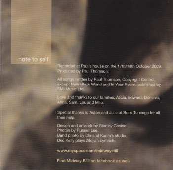CD Midway Still: Note To Self