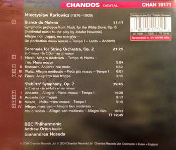 CD Gianandrea Noseda: Rebirth Symphony / Bianca Da Molena / Serenade