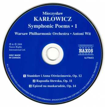 CD Antoni Wit: Symphonic Poems • 1