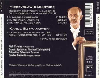 CD Karol Szymanowski: Violin Concertos