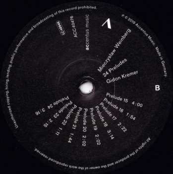 LP Mieczysław Weinberg: 24 Preludes 