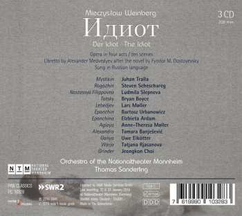 3CD Mieczysław Weinberg: Идиот • Der Idiot • The Idiot
