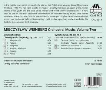 CD Mieczysław Weinberg: Orchestral Music, Volume Two