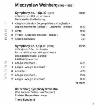 SACD Göteborgs Symfoniker: Symphonies Nos 1 And 7