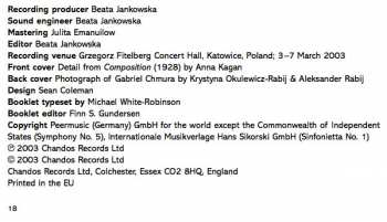 CD Mieczysław Weinberg: Symphonies, Vol. 1: Symphony No. 5 · Sinfonietta No. 1