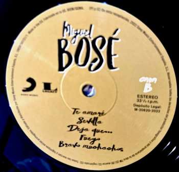 2LP Miguel Bosé: Miguel Bosé 