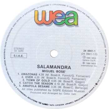 LP Miguel Bosé: Salamandra