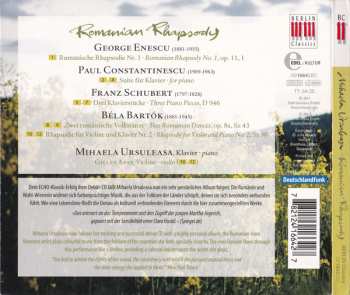 CD Mihaela Ursuleasa: Romanian Rhapsody