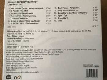 CD Mihaly Borbely Quartet: Grenadilla