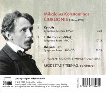 CD Lithuanian National Symphony Orchestra: The Sea • In The Forest • Kęstutis Overture