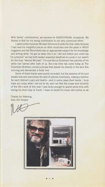 3CD/DVD/Doos Mike Bloomfield: From His Head To His Heart To His Hands