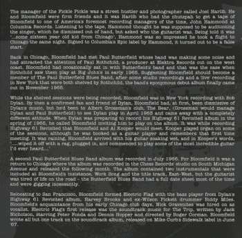 CD Mike Bloomfield: Living In The Fast Lane