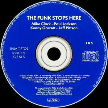 CD Mike Clark: The Funk Stops Here