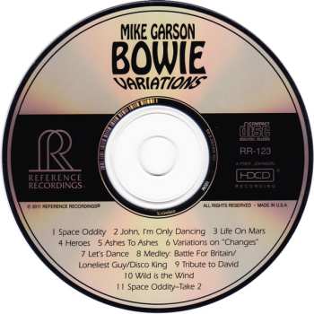 CD Mike Garson: The Bowie Variations For Piano