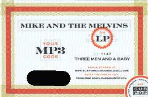 LP Melvins: Three Men And A Baby
