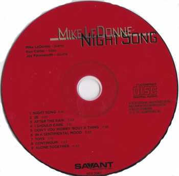 CD Mike LeDonne: Night Song