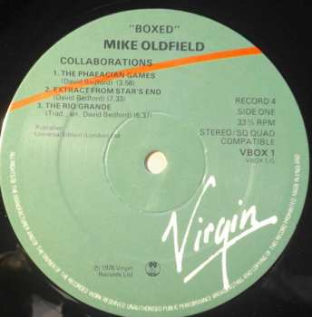 4LP/Doos Mike Oldfield: Boxed