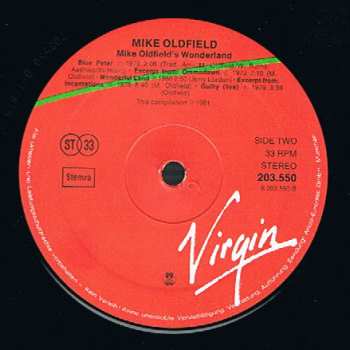 LP Mike Oldfield: Mike Oldfield's Wonderland